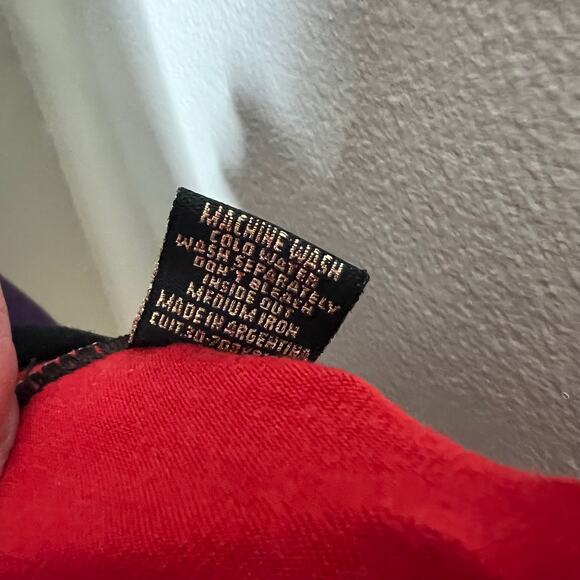 Charlotte Solnicki Tank Dress XS Colorblock Racerback Jersey Knit Knee Length - Picture 6 of 7